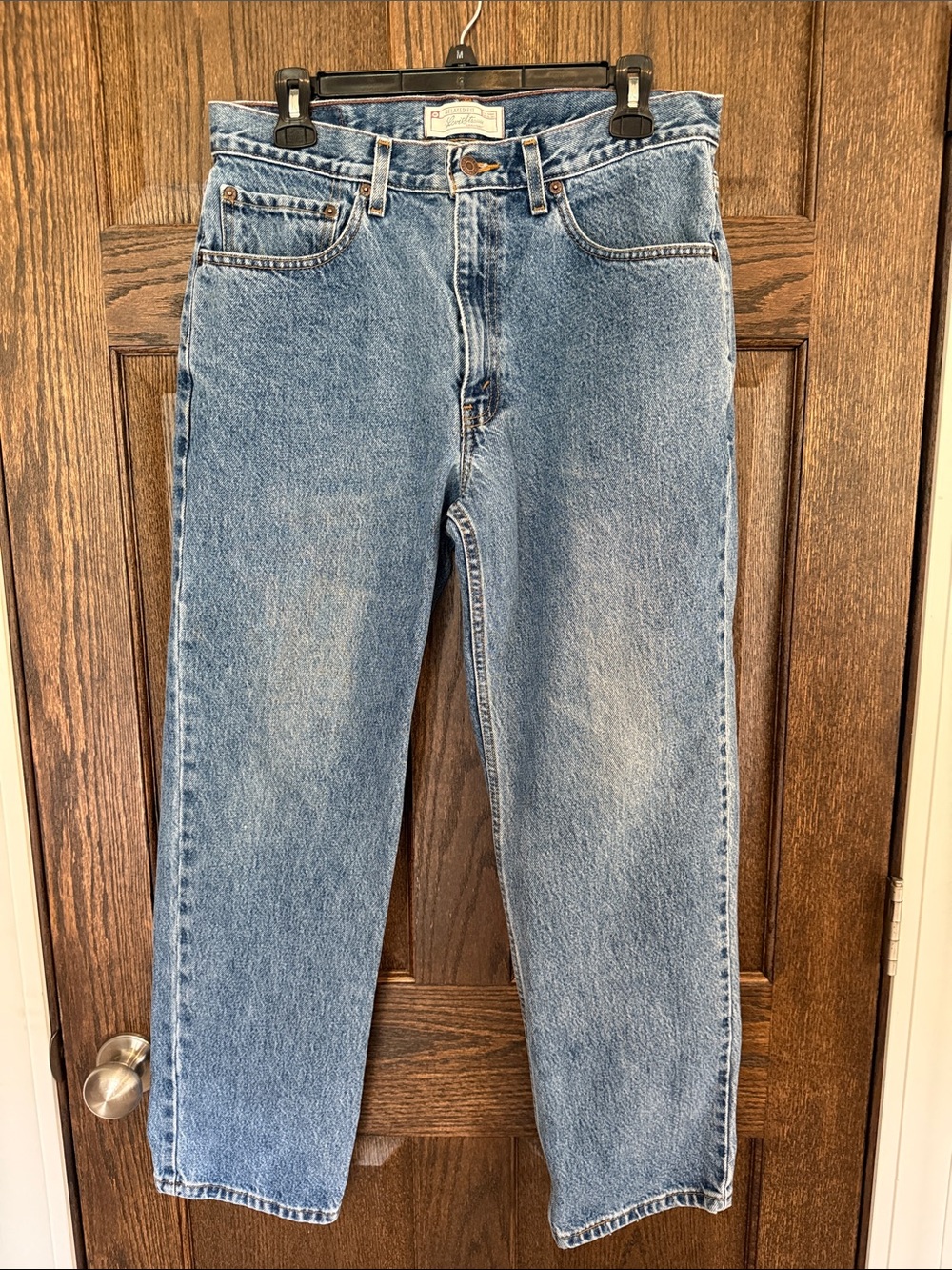Levi’s Signature Men’s Unisex Light Blue Relaxed Fit Jeans 33x30 100% cotton